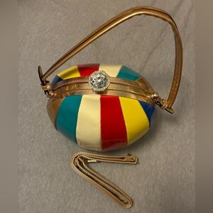 Colorful Striped Women's Bag